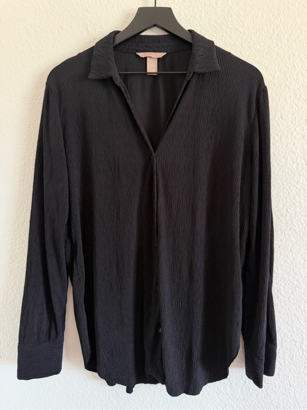 h&m textured lightweight shirt